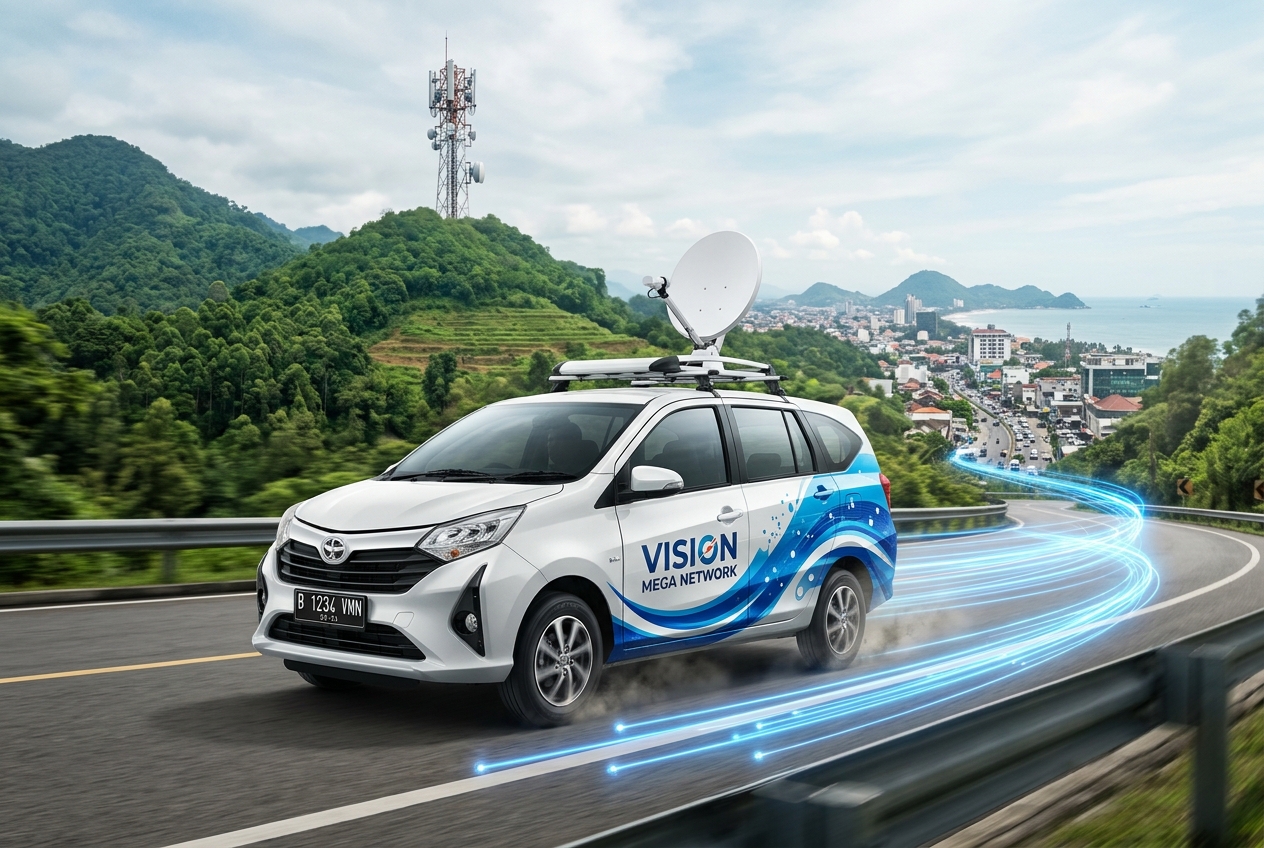 Mobil layanan VISION MEGA NETWORK